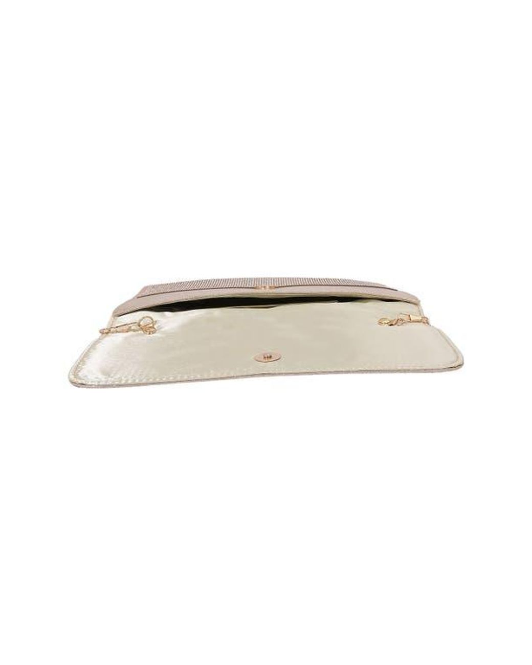 BERNESS Gray Rhinestone Envelope Clutch