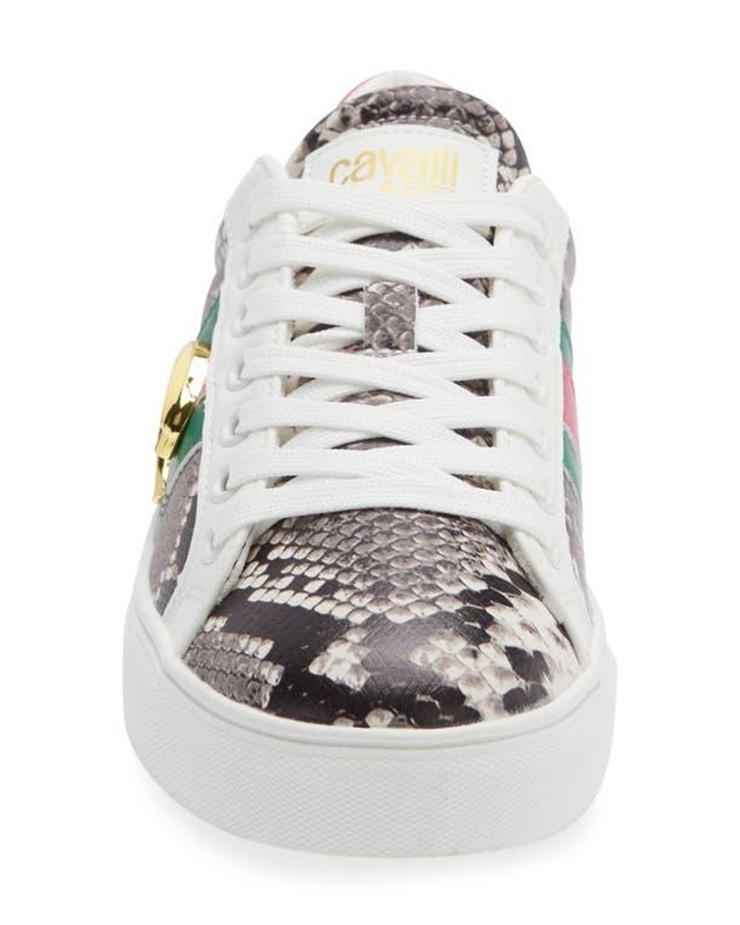 Roberto Cavalli White Low Top Sneaker