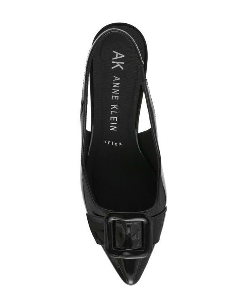 Anne Klein Black Ivona Slingback Pump