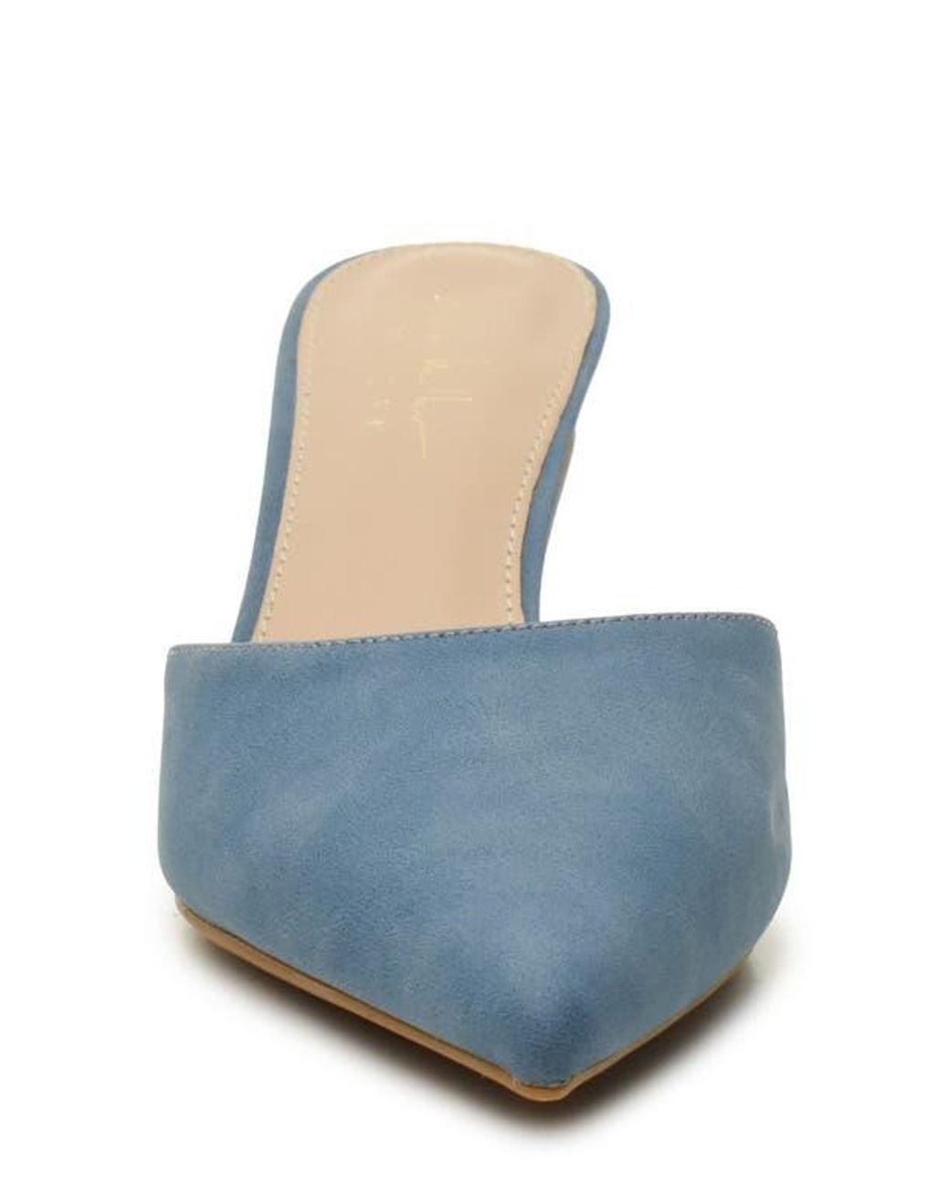 Nicole Miller Blue Pointed Toe Mule