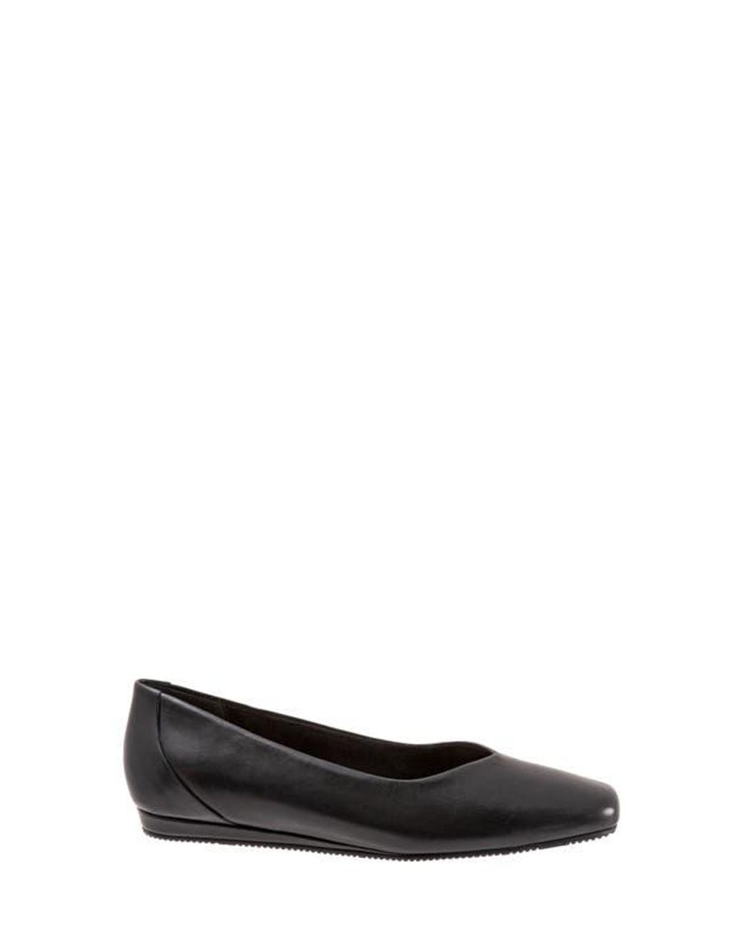 Softwalk® Black Vellore Flat