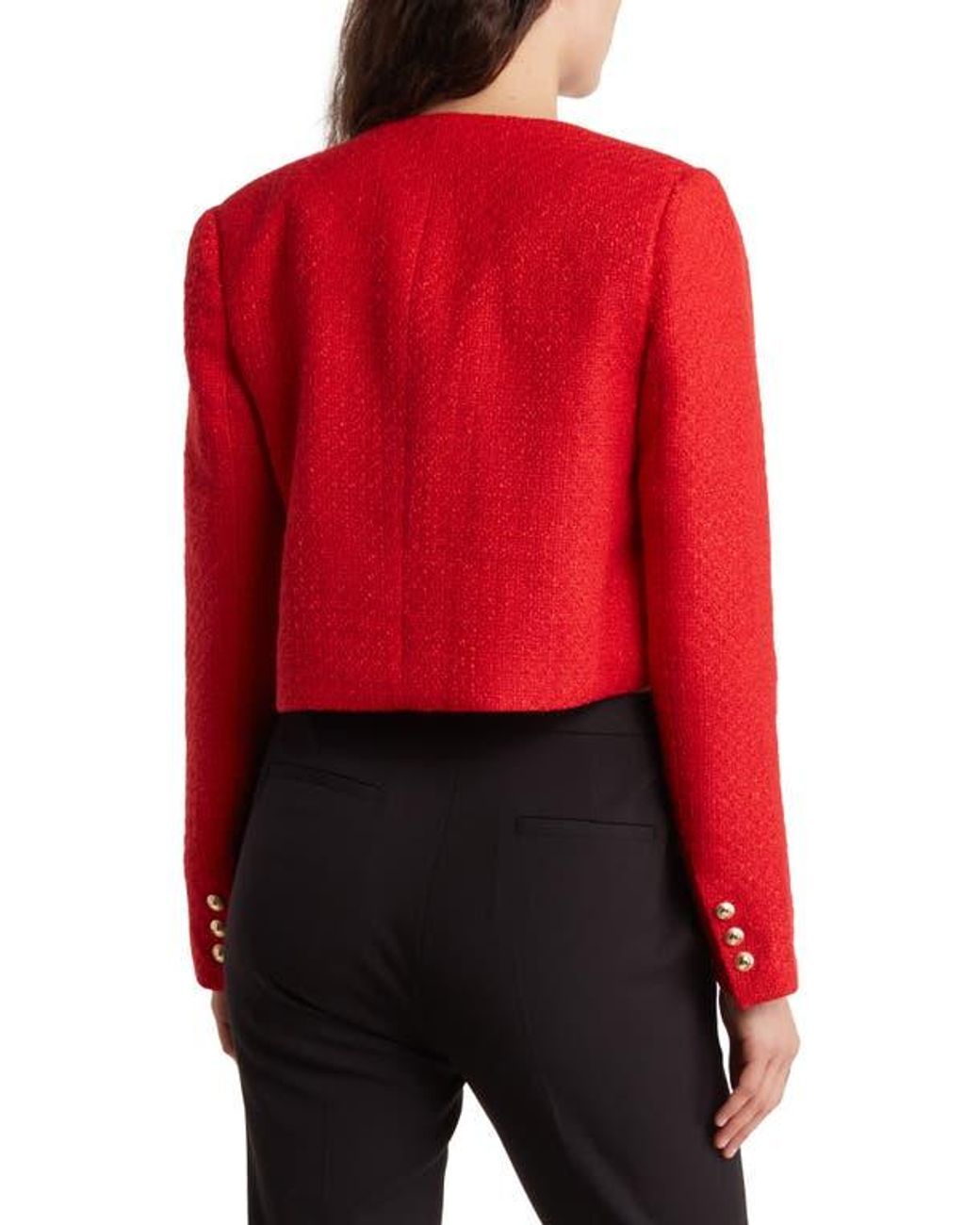 Tahari red jacket clearance