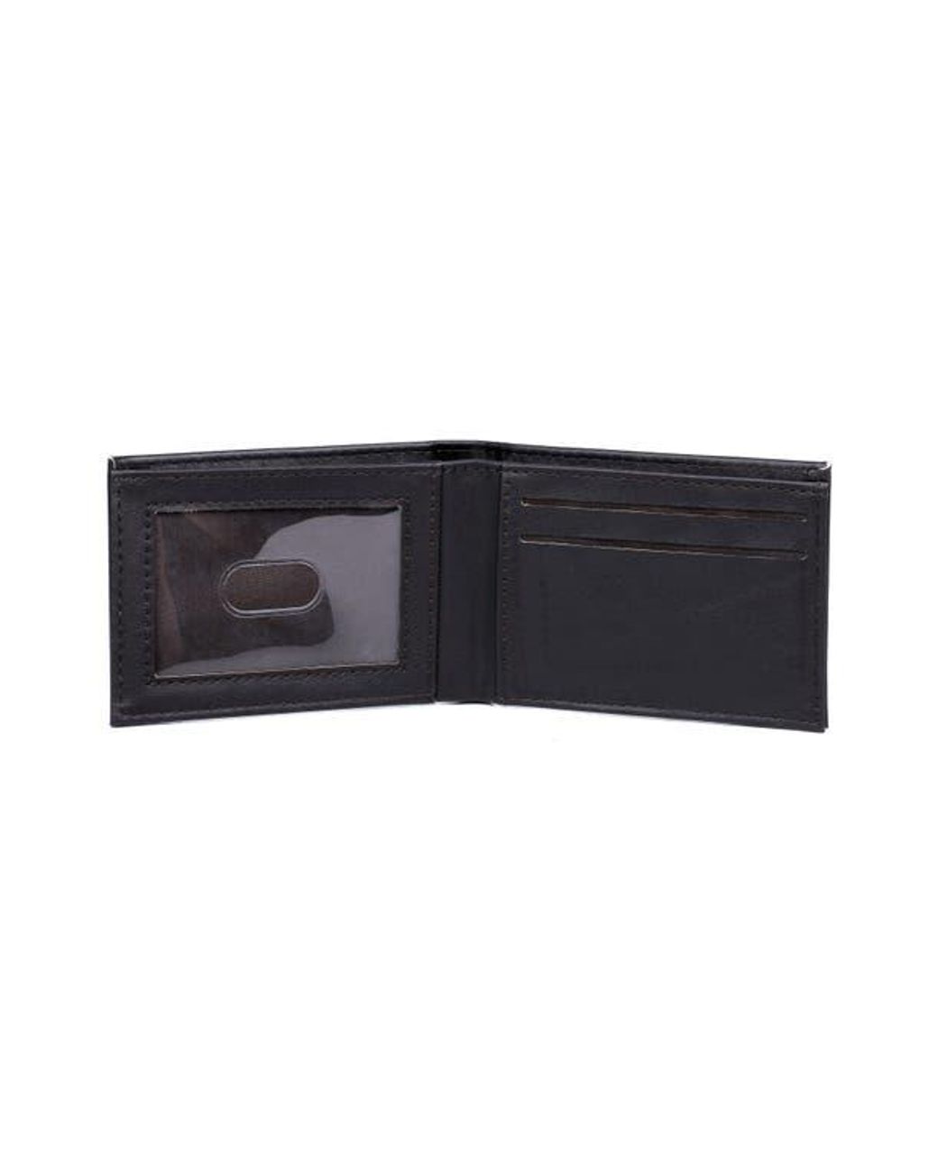 Buxton Black Smooth Rfid Bifold