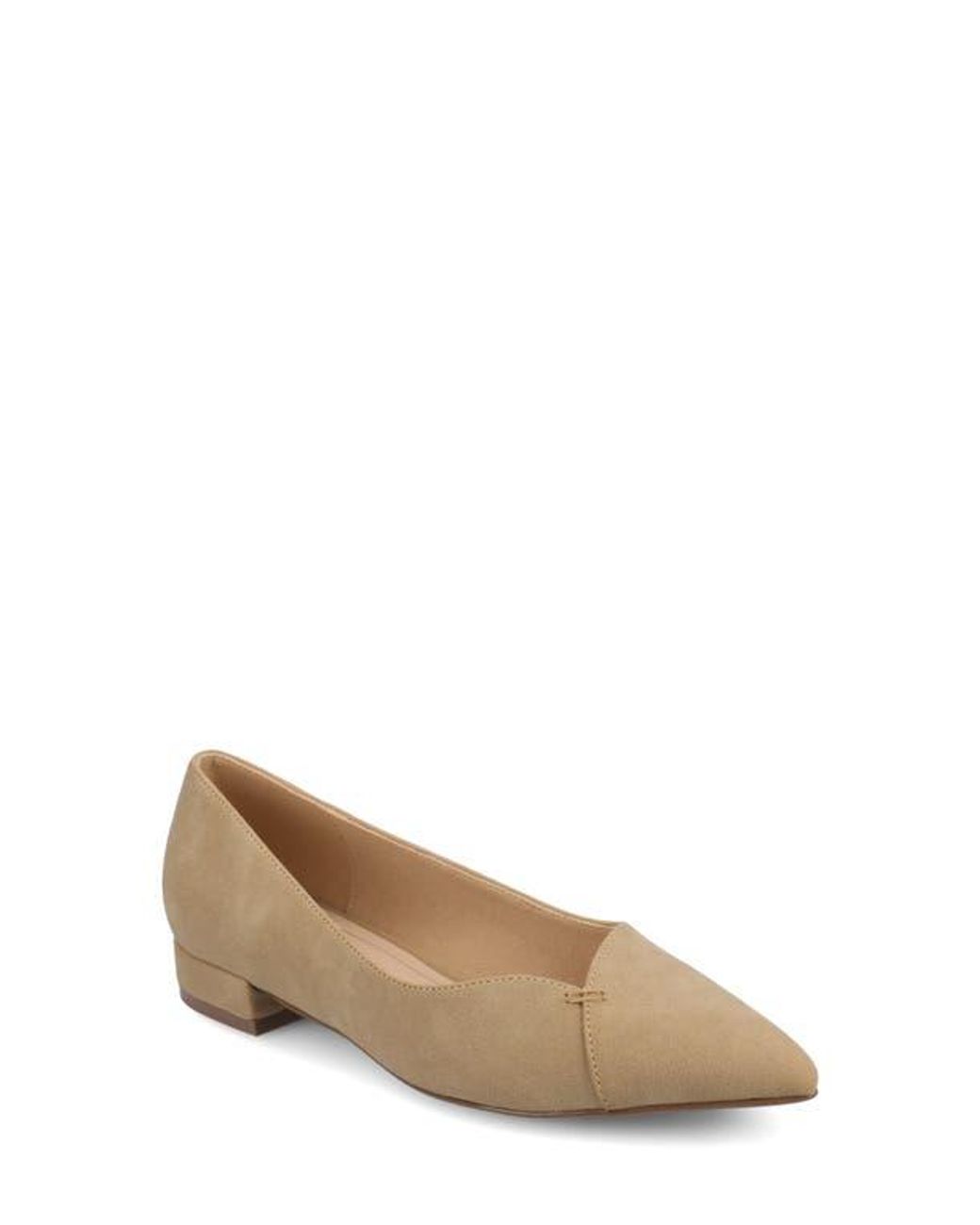 Journee Collection Brown Carmin Pointed Toe Flat