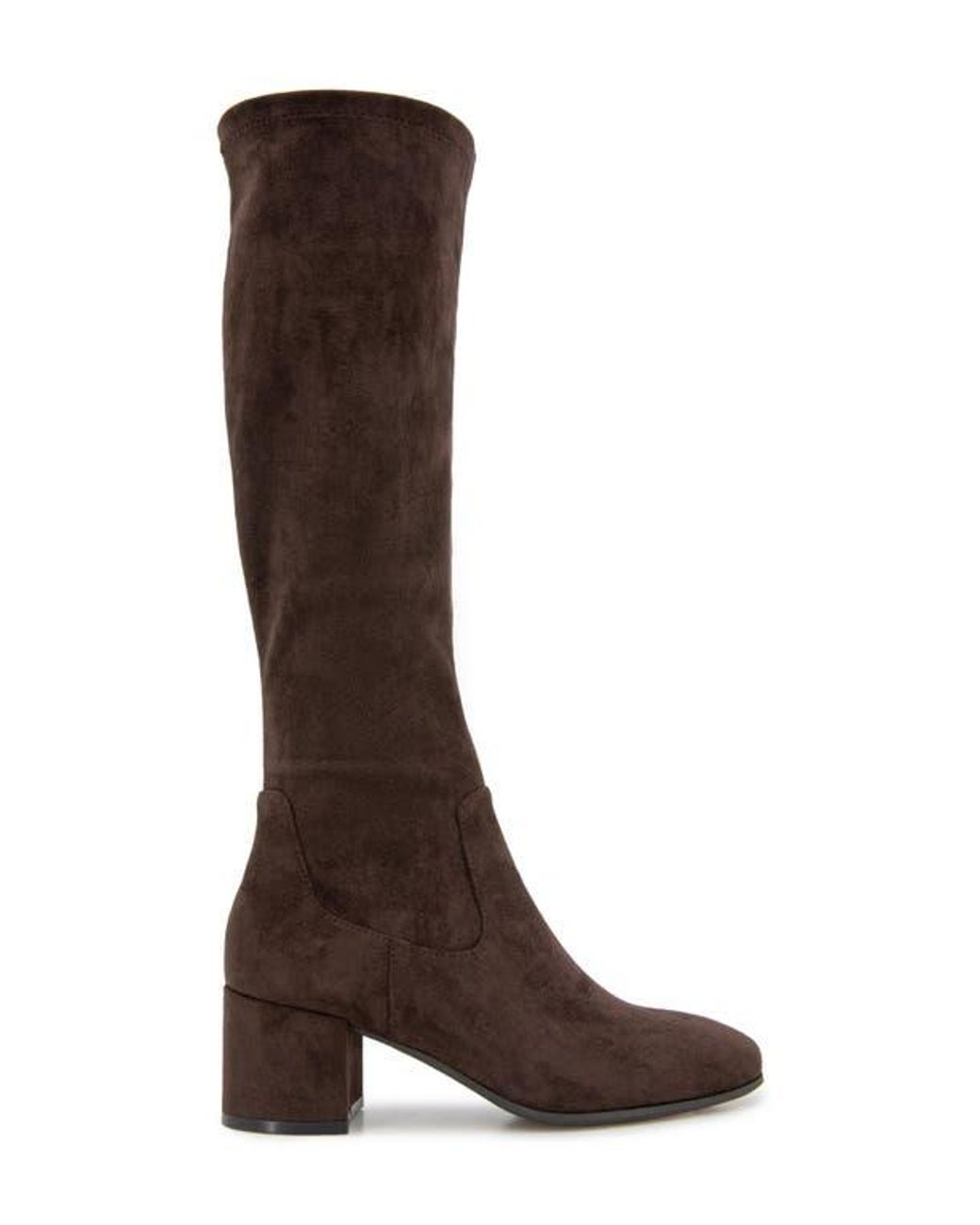 Kenneth Cole Brown Rida Stretch Knee High Boot