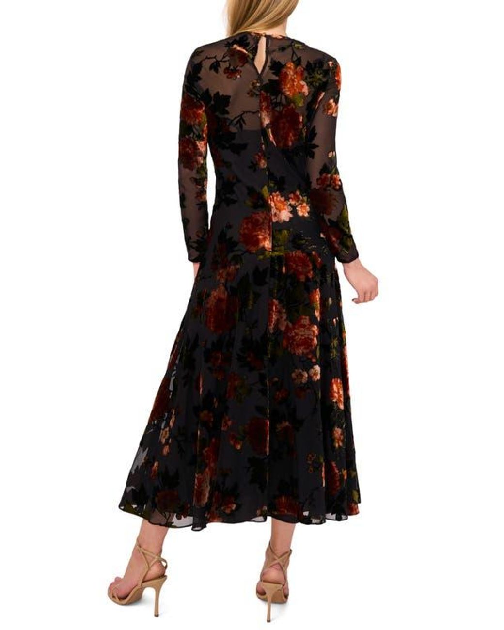 womens long sleeve navy blue dress Women's Pima Long Sleeve Harper Nightgown in Navy