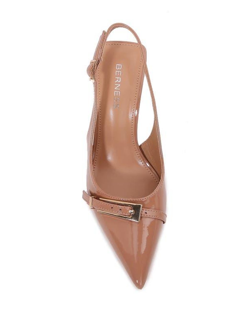 BERNESS Pink Coraline Pointed Toe Slingback Pump