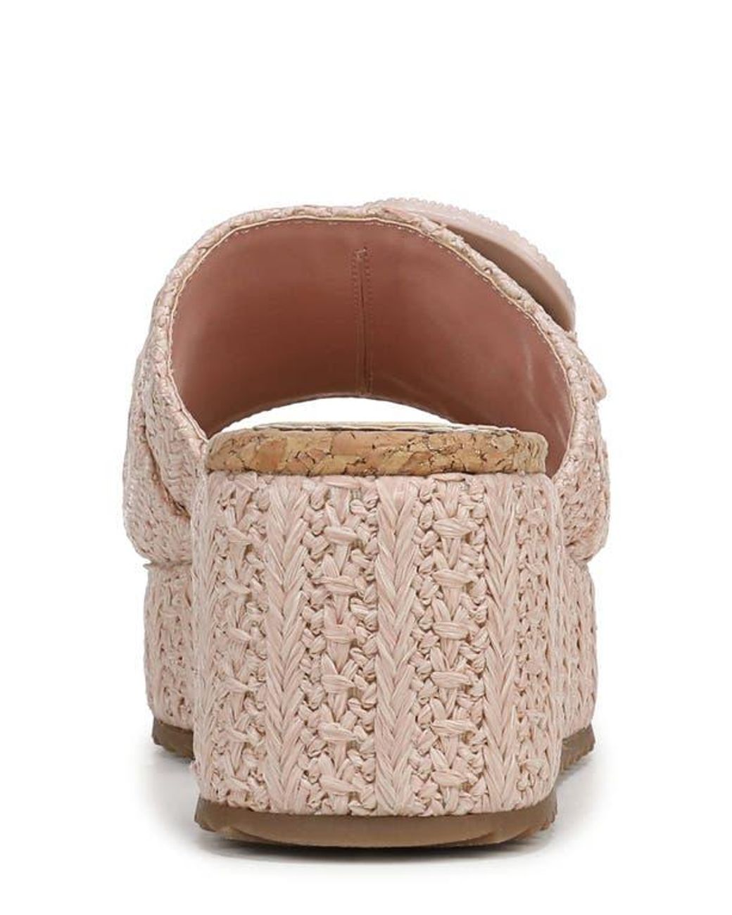 Sam & Libby Pink Crysta Platform Slide Sandal