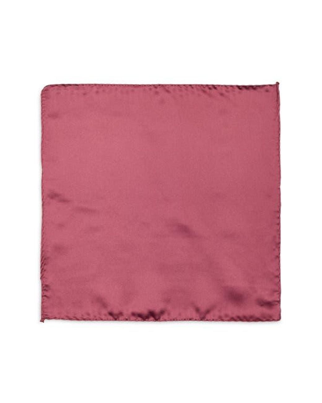 Con.struct Purple Solid Satin Pocket Square for men