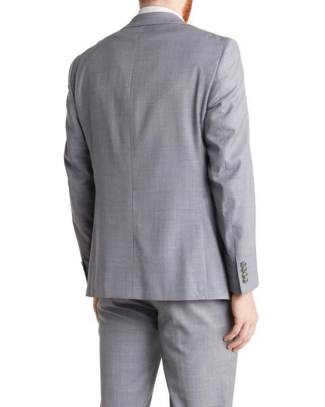 Calvin Klein Gray Medium Slim Stretch Suit Jacket for men
