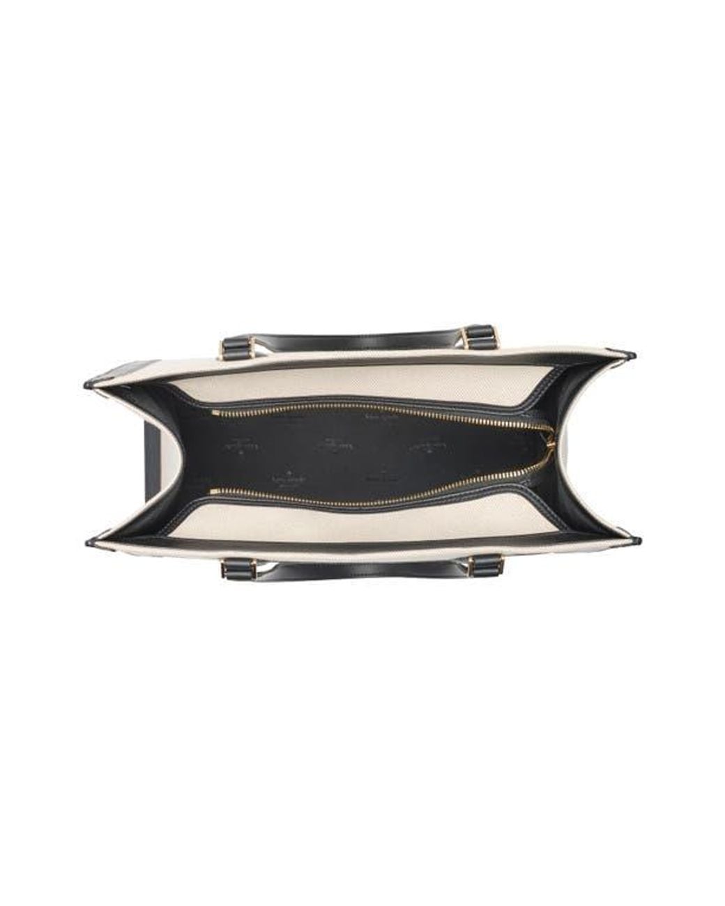 Kate Spade White Ellie Large Canvas Tote Bag