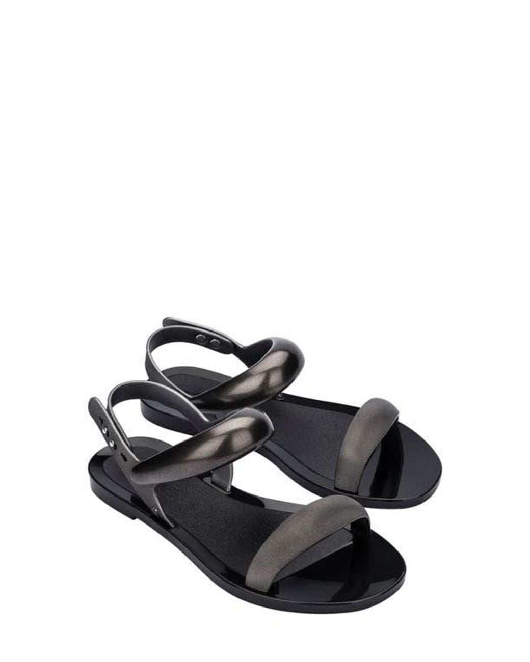 Melissa Black Eclipse Slingback Sandal