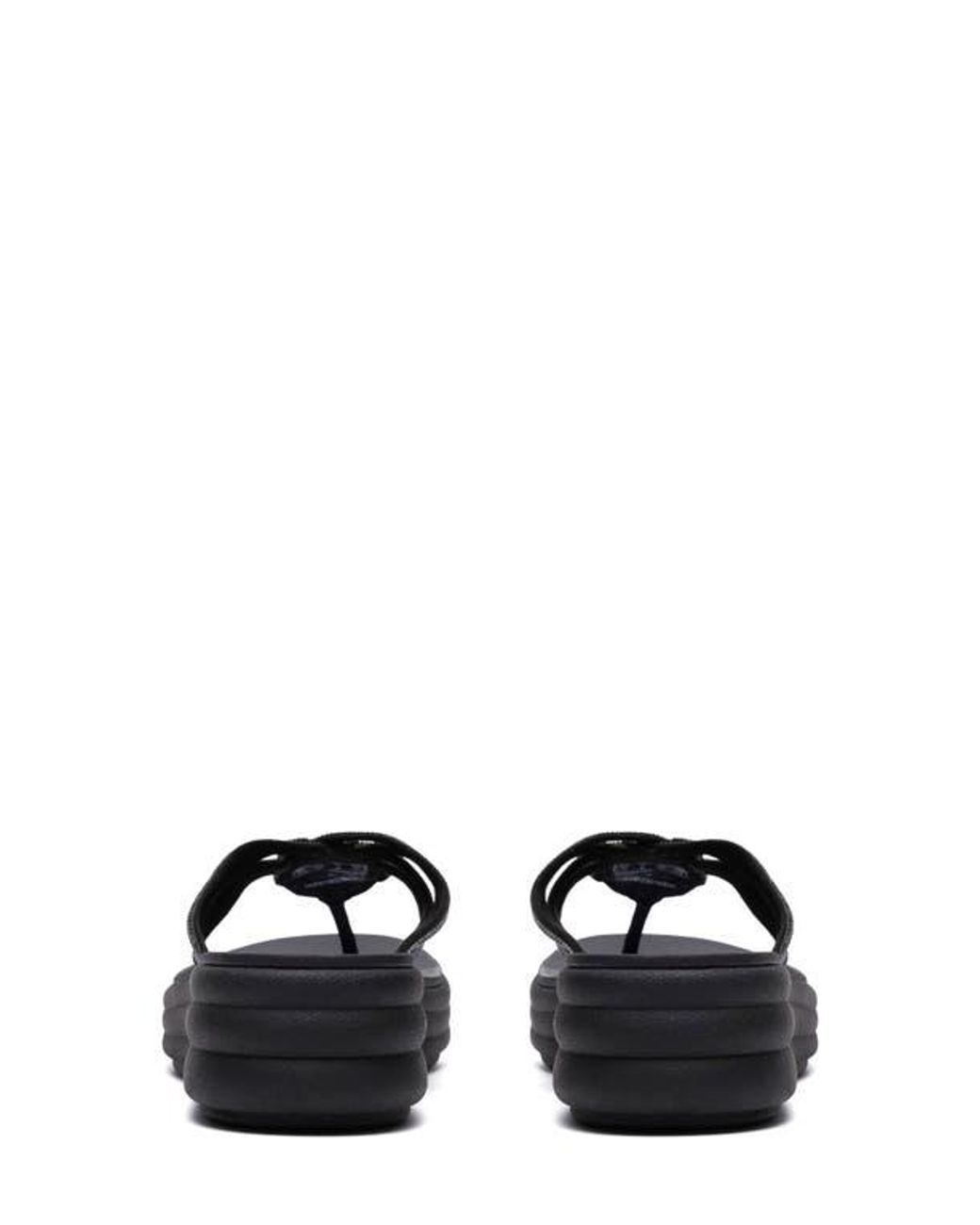 Clarks Black Drift Gem Flip Flop