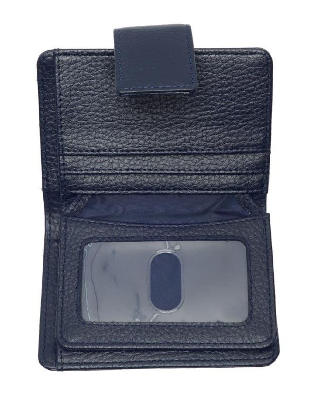 MUNDI SMALL LEATHER GOODS Blue Pixie Leather Card Case