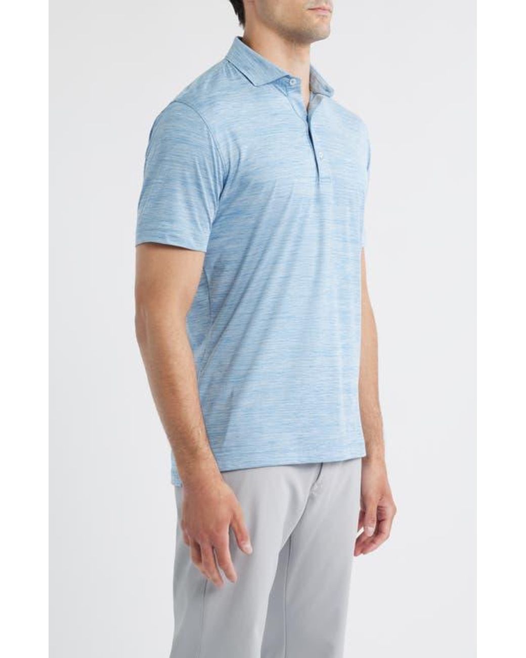Johnnie-o Blue Huron Prep-Formance Polo for men