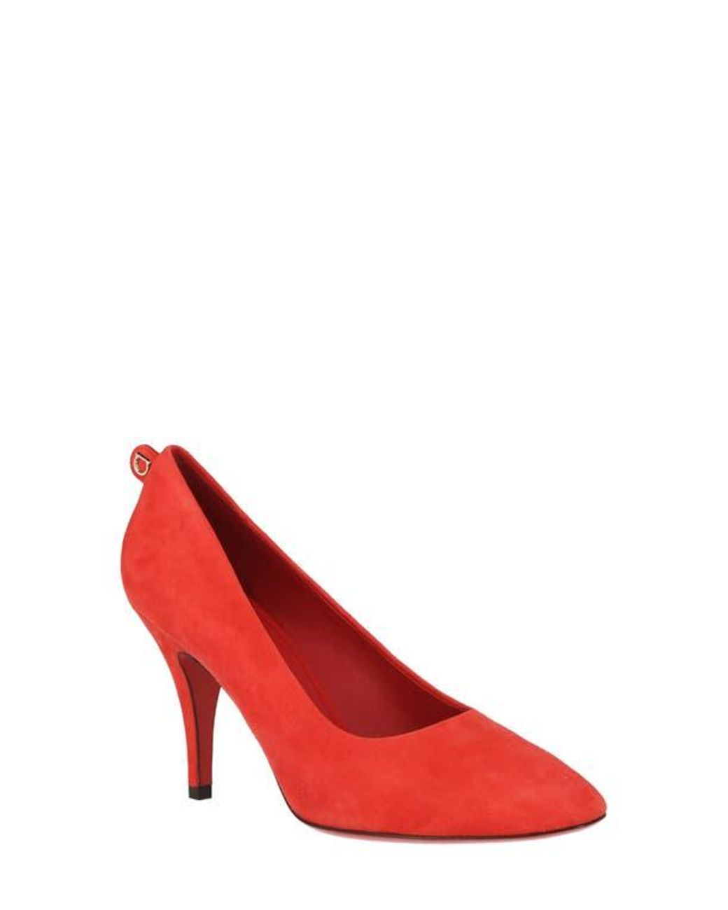 Ferragamo Judy Stiletto Pump in Red | Lyst