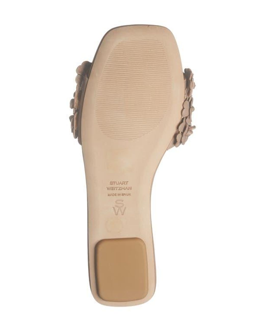 Stuart Weitzman Brown Meadow Slide Sandal