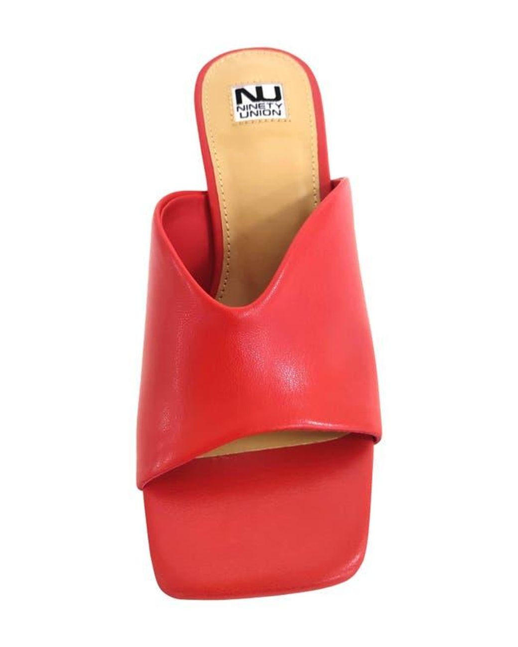 Ninety Union Red Gypsy Square Toe Mule