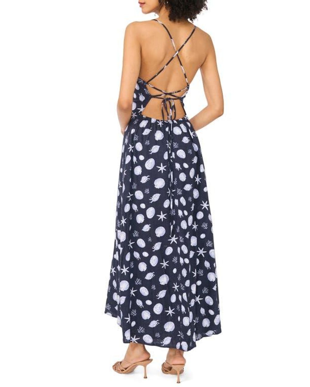1.STATE Blue Cami Maxi Dress