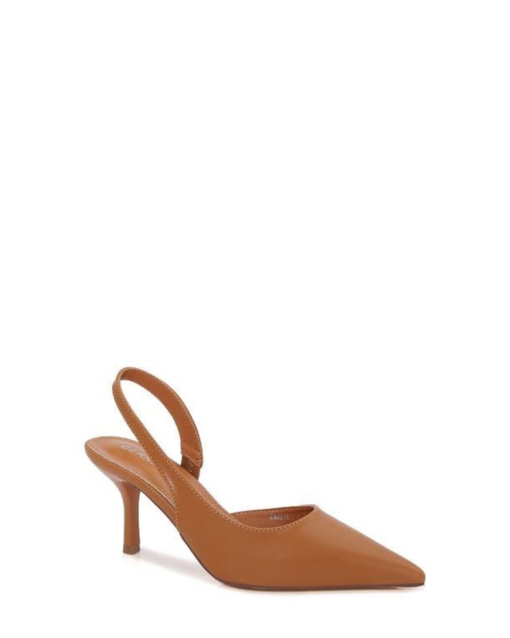 BERNESS Brown Campbell Slingback D'Orsay Pump