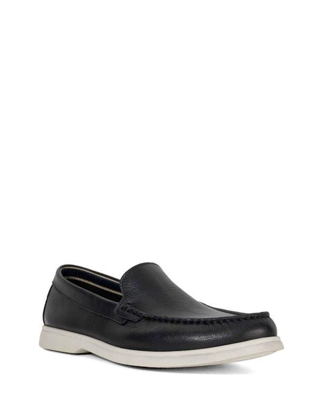 Dune Black Buftonn Loafer for men