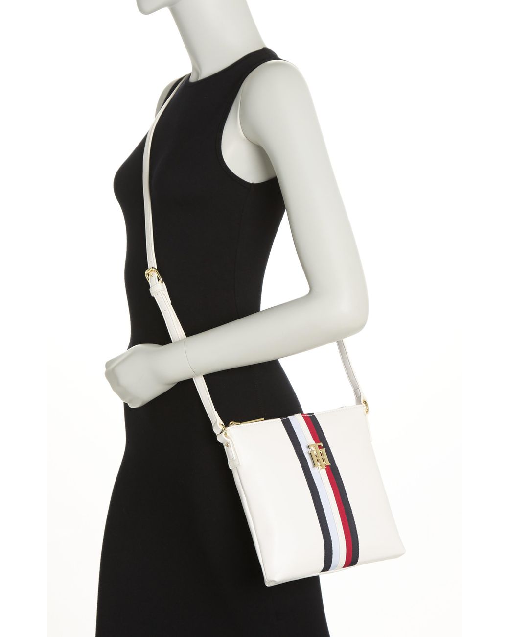 Tommy Hilfiger Jaden Plus Top Zip Crossbody Bag in Black Lyst