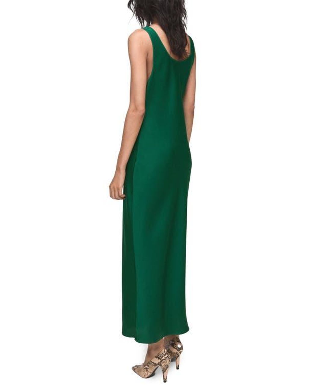 long black maxi dress near me Silk Rib Maxi Dress