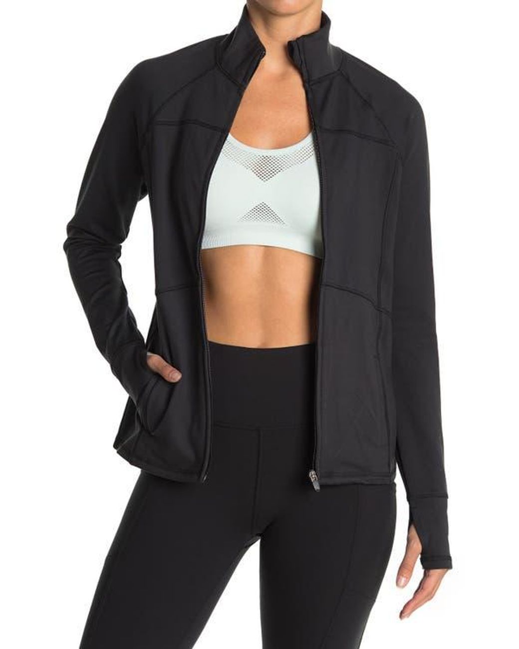 Marika Black Revival Zip Front Jacket