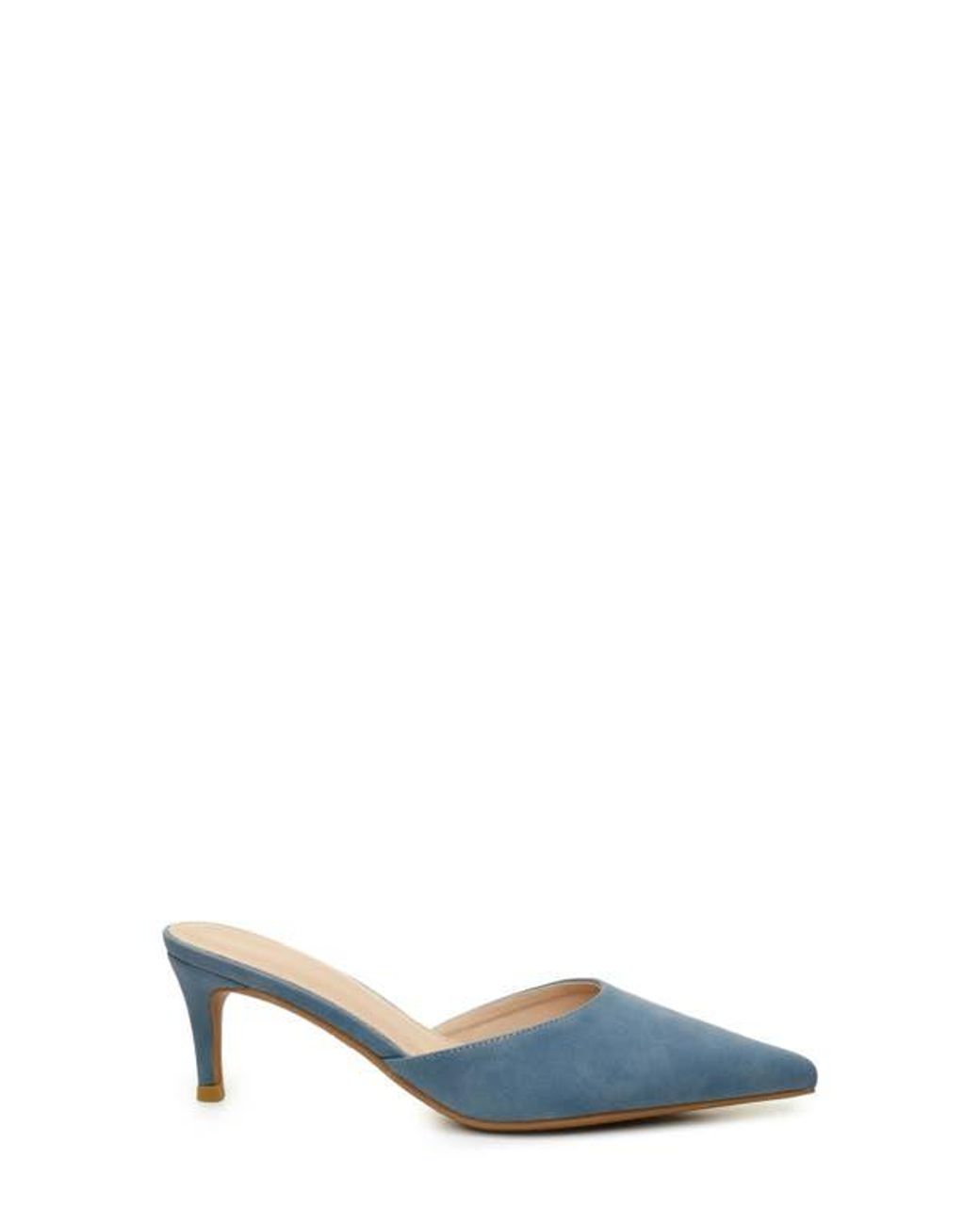 Nicole Miller Blue Pointed Toe Mule