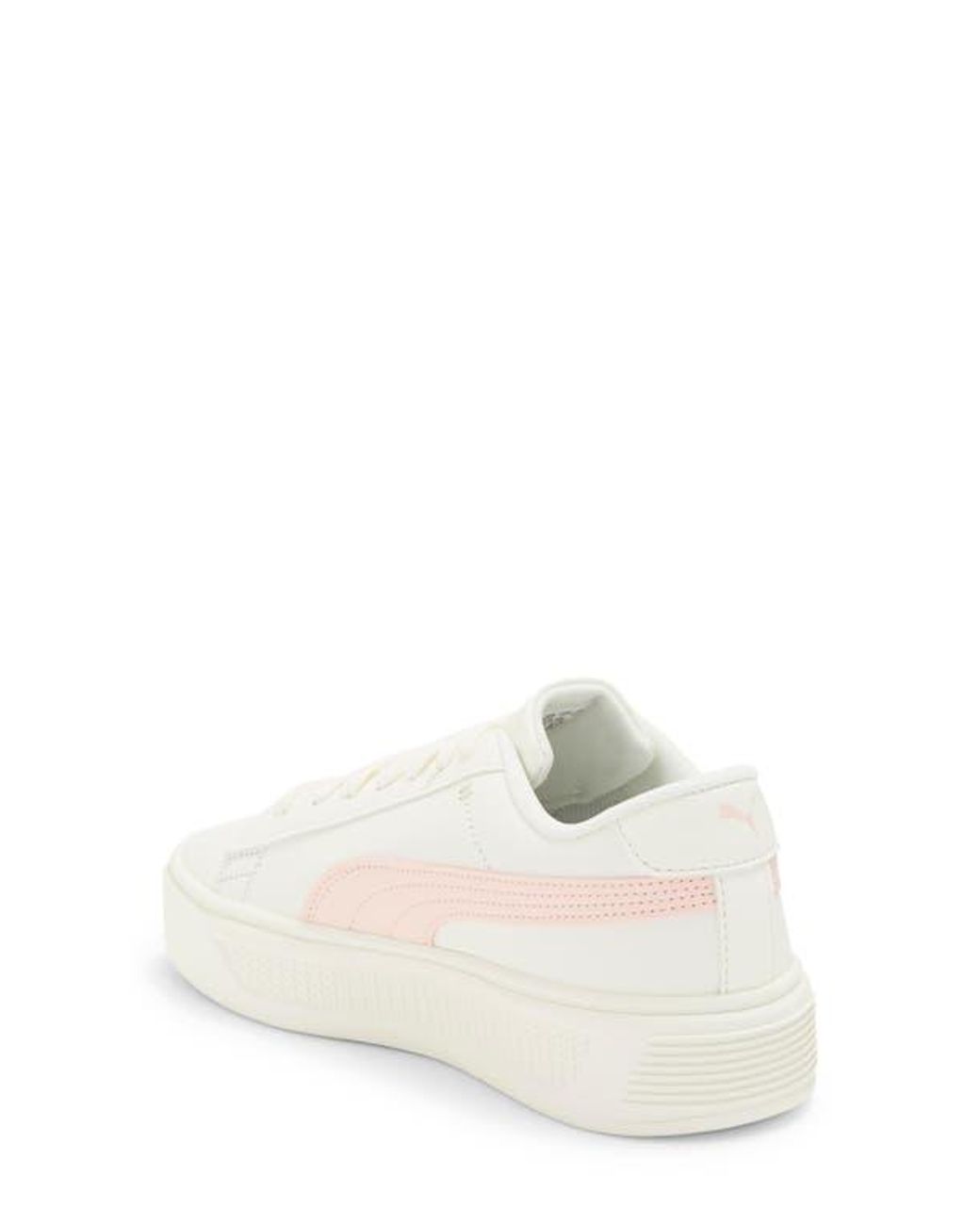 PUMA White Smash V3 Platform Sneaker