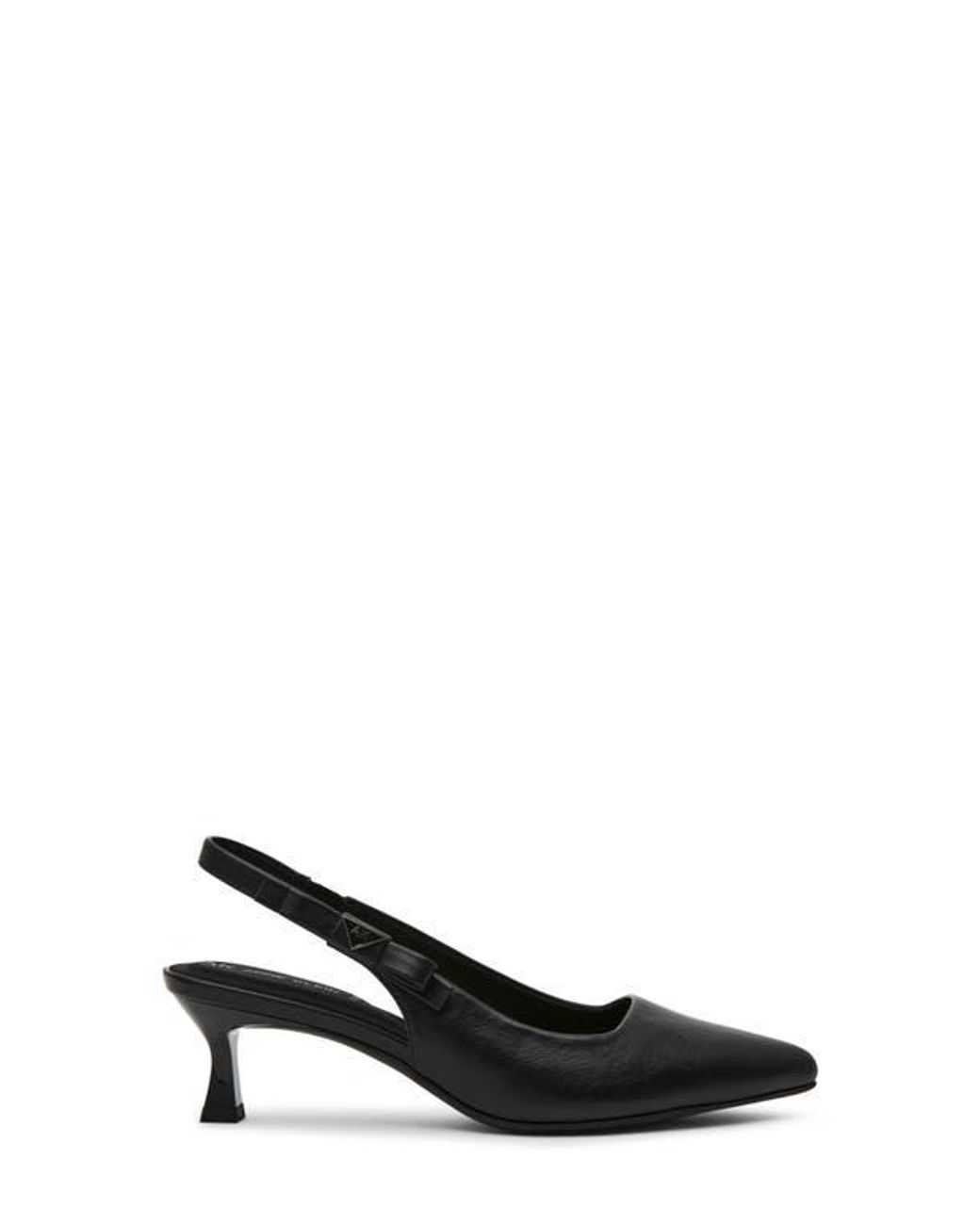 Anne Klein Black Ibbey Slingback Pump