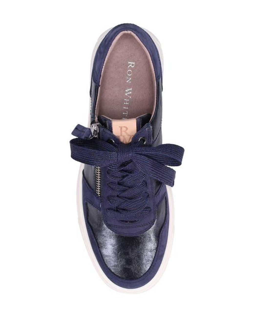 Ron White Blue Ophira Sneaker