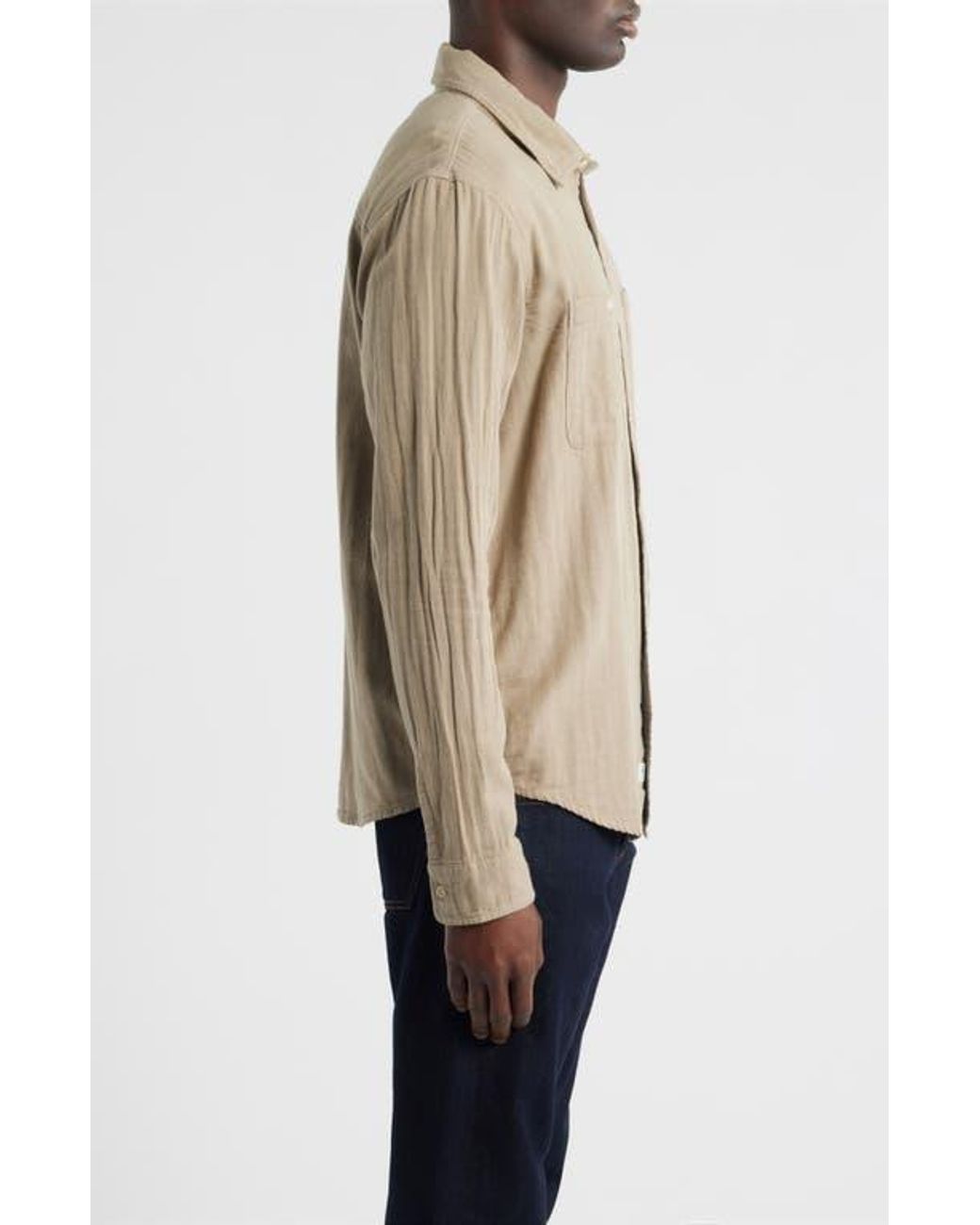 AG Jeans Natural Wayne Button-Up Work Shirt for men