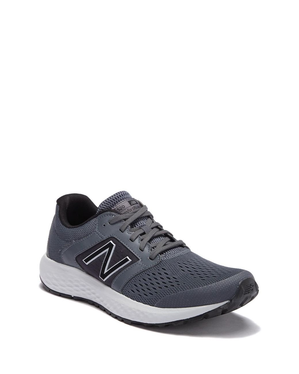 New Balance 520 Comfort Ride Running Sneaker in Gray for Men | Lyst