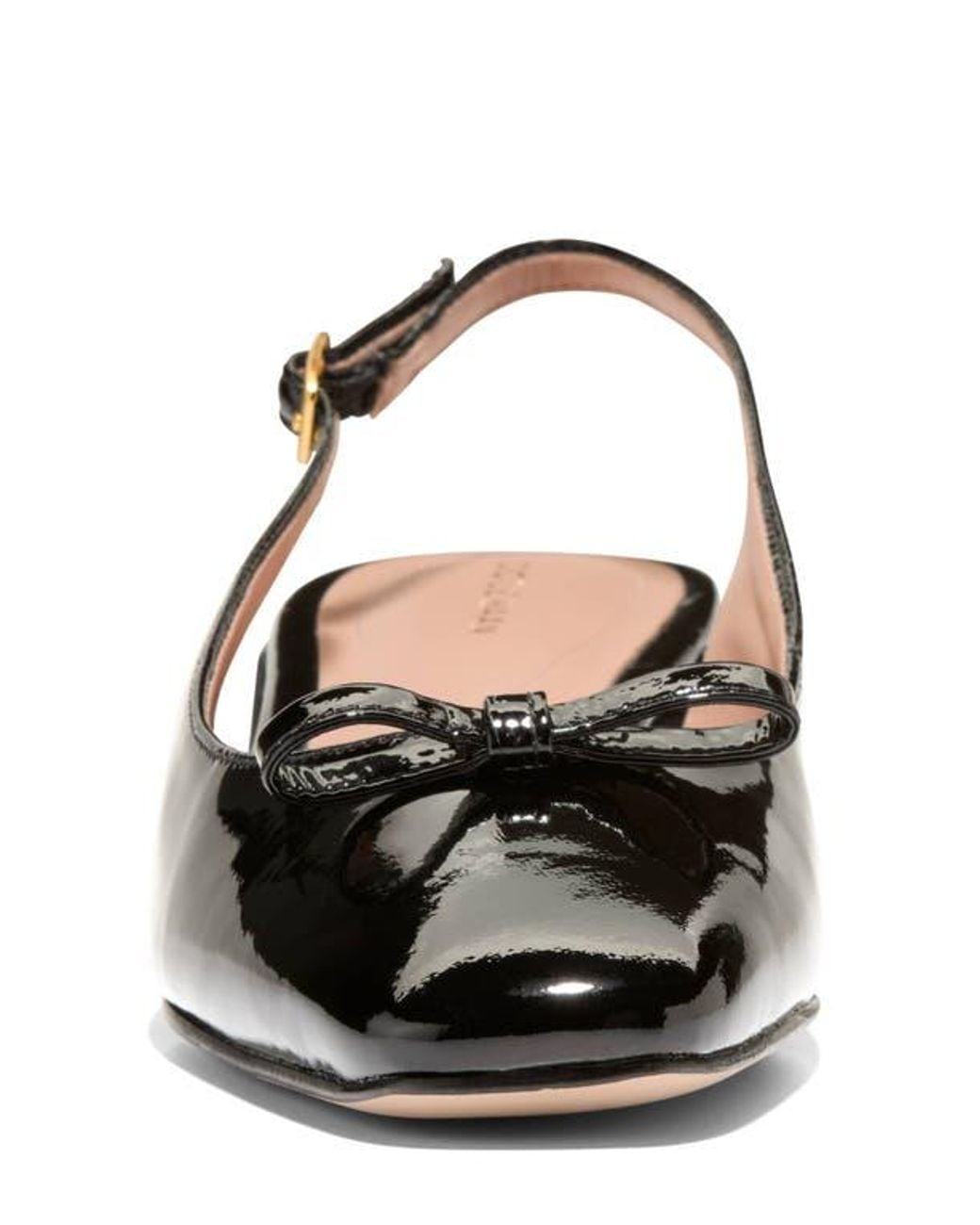 Cole Haan Black Patsy Bow Slingback Pump