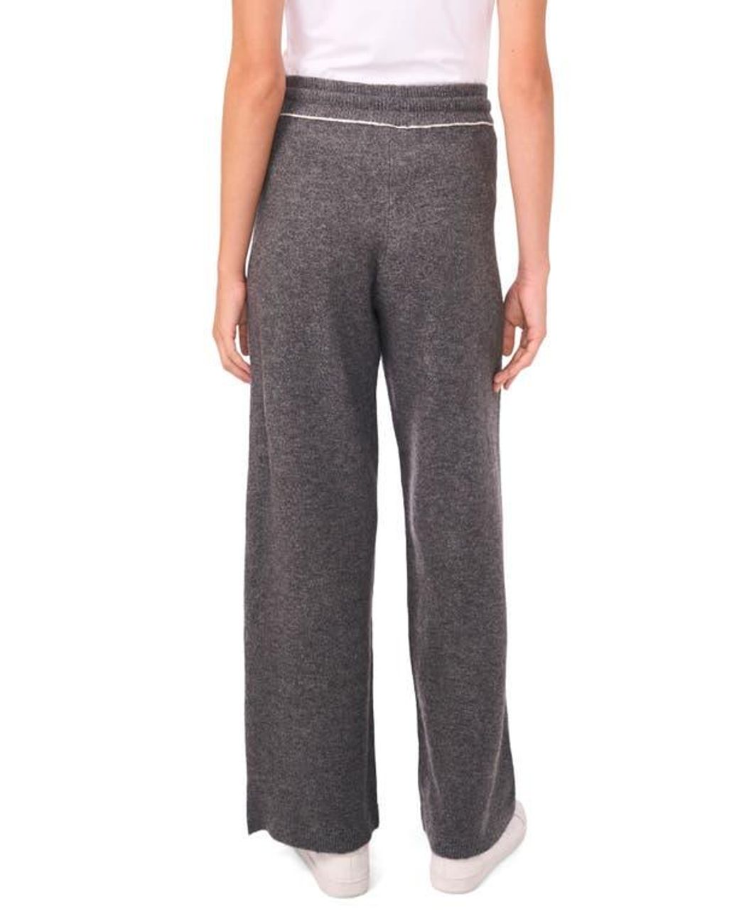Vince Camuto Gray Knit Drawstring Pants
