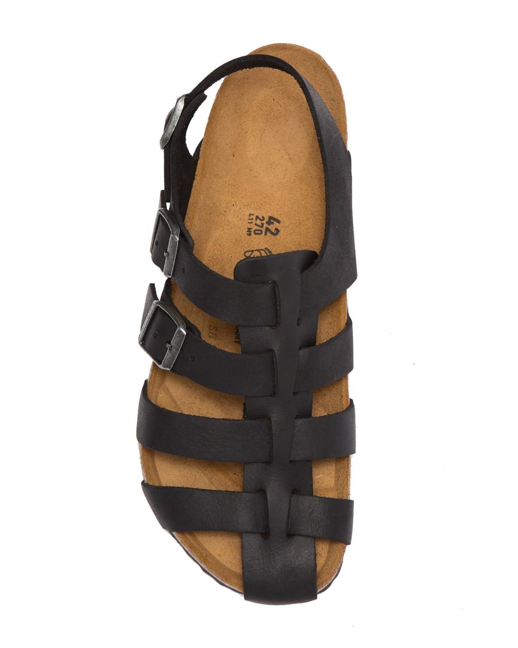 Birkenstock Zadar Leather Caged Sandal - Discontinued in Black for Men |  Lyst