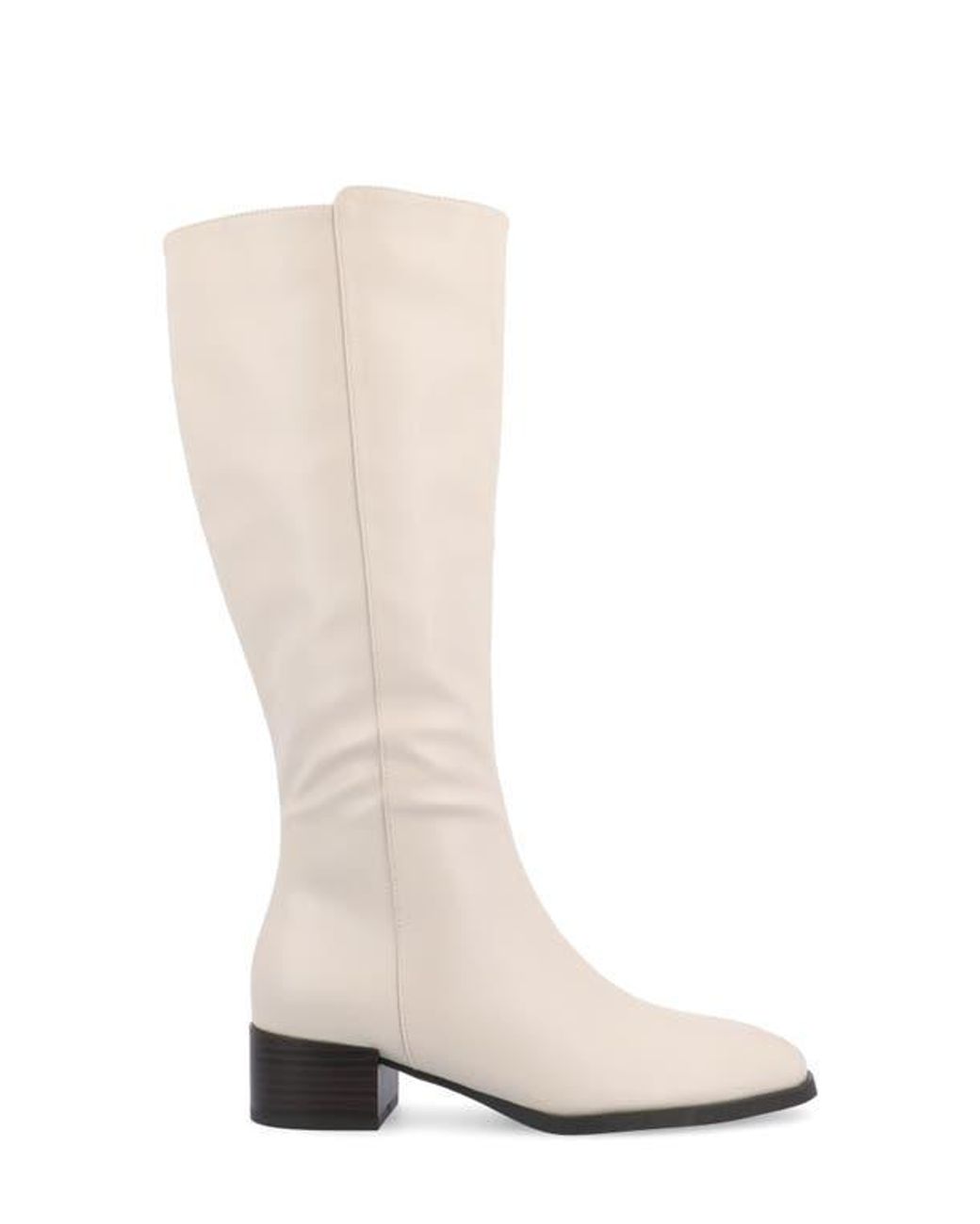 Journee Collection White Devri Tall Boots