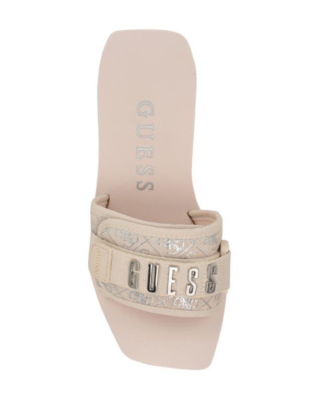 Guess Natural Dellean Platform Wedge Sandal