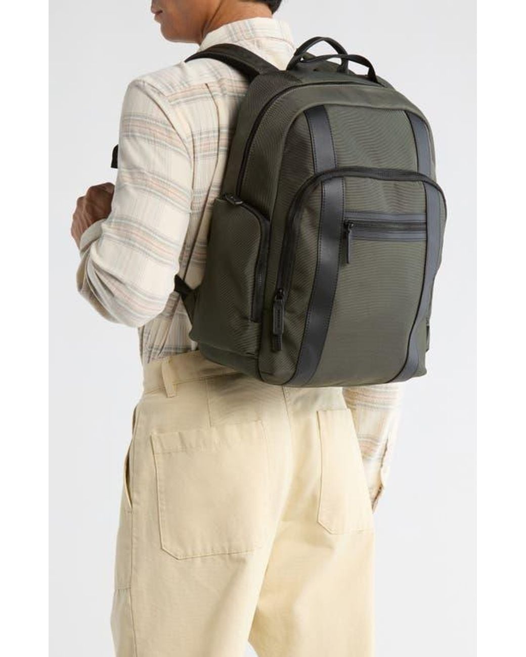 bonobo laptop backpack Bonobos Ballistic Nylon Dedicated storage and a durable ballistic nylon keep your work essentials safely stashed in a slim backpack Bonobos Ballistic Nylon Black Backpack
