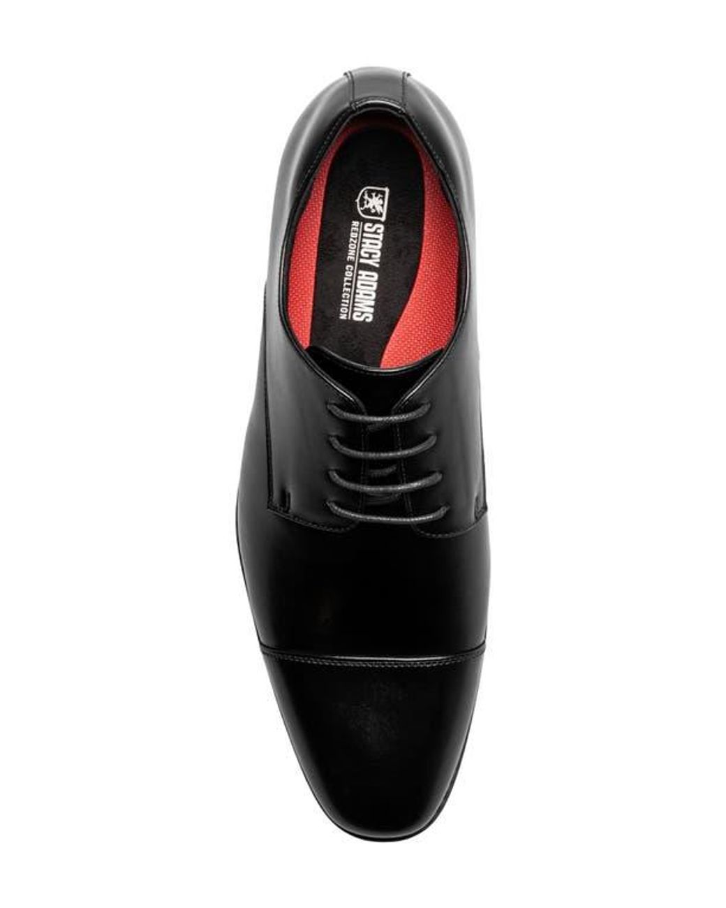 Stacy Adams Black Nelson Cap Toe Derby for men