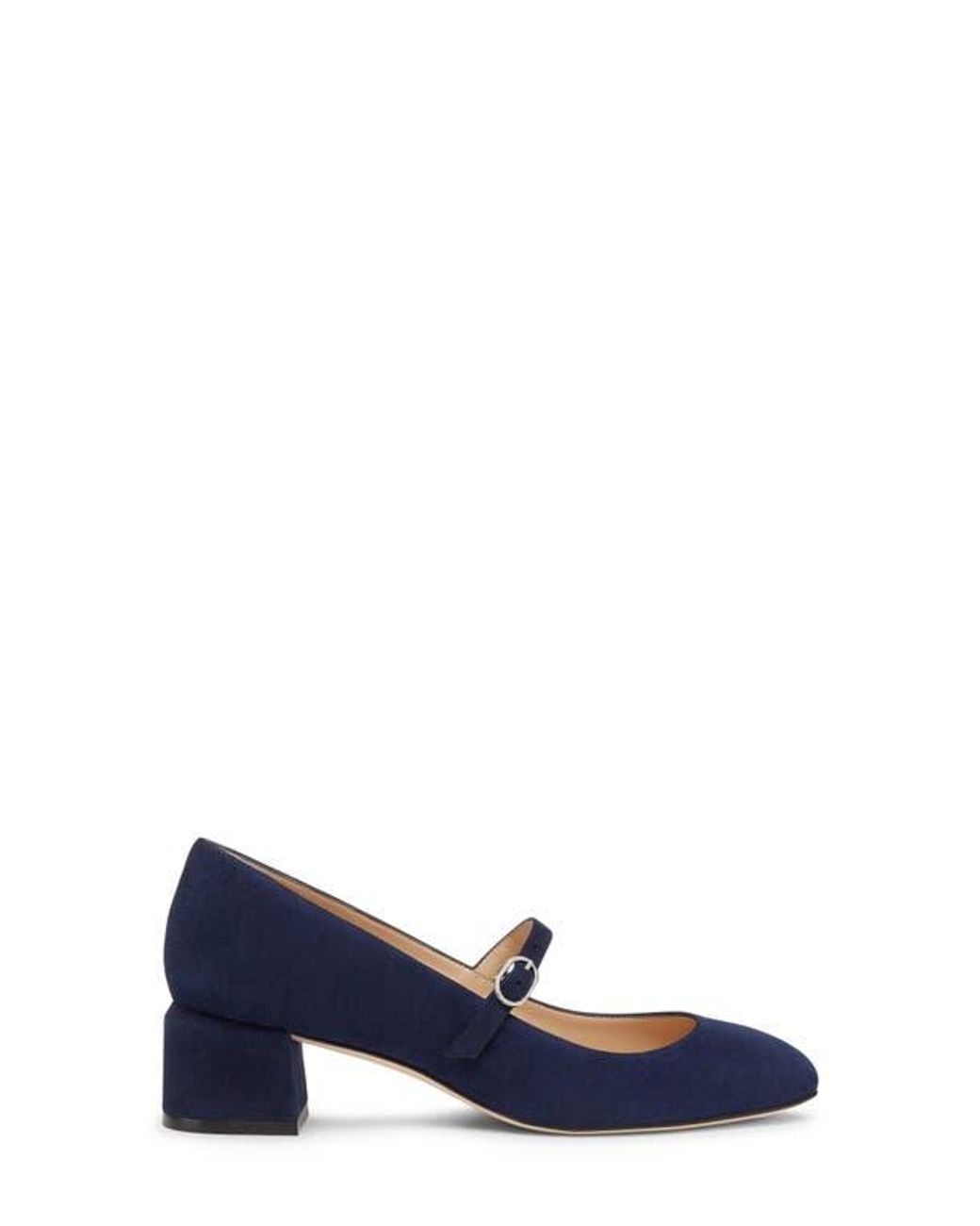 Stuart Weitzman Blue Gabby Mary Jane Pump