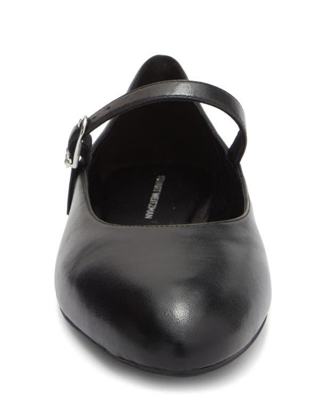Stuart Weitzman Black Analeise Mary Jane Flat