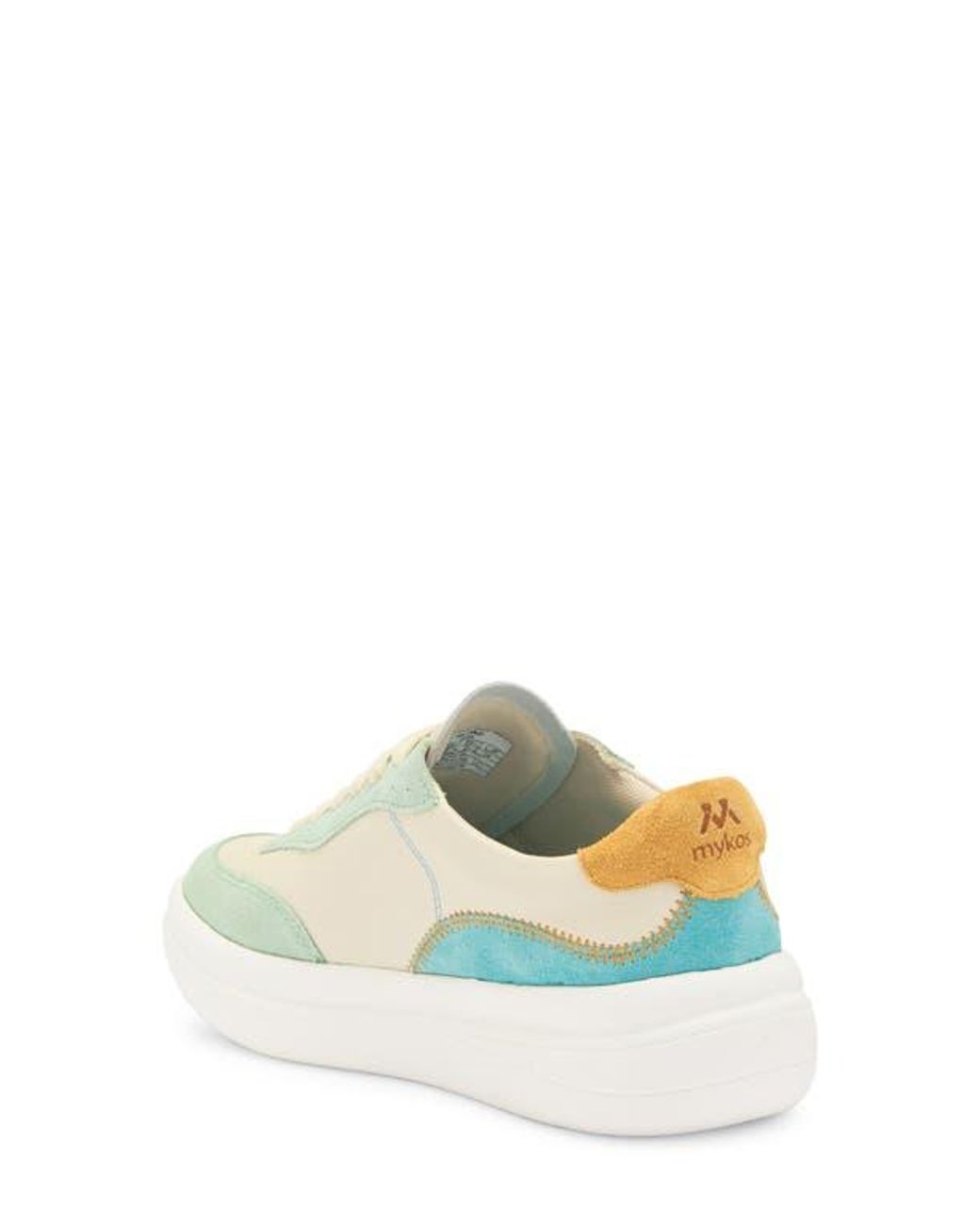 Mykos White Nyla Platform Sneaker