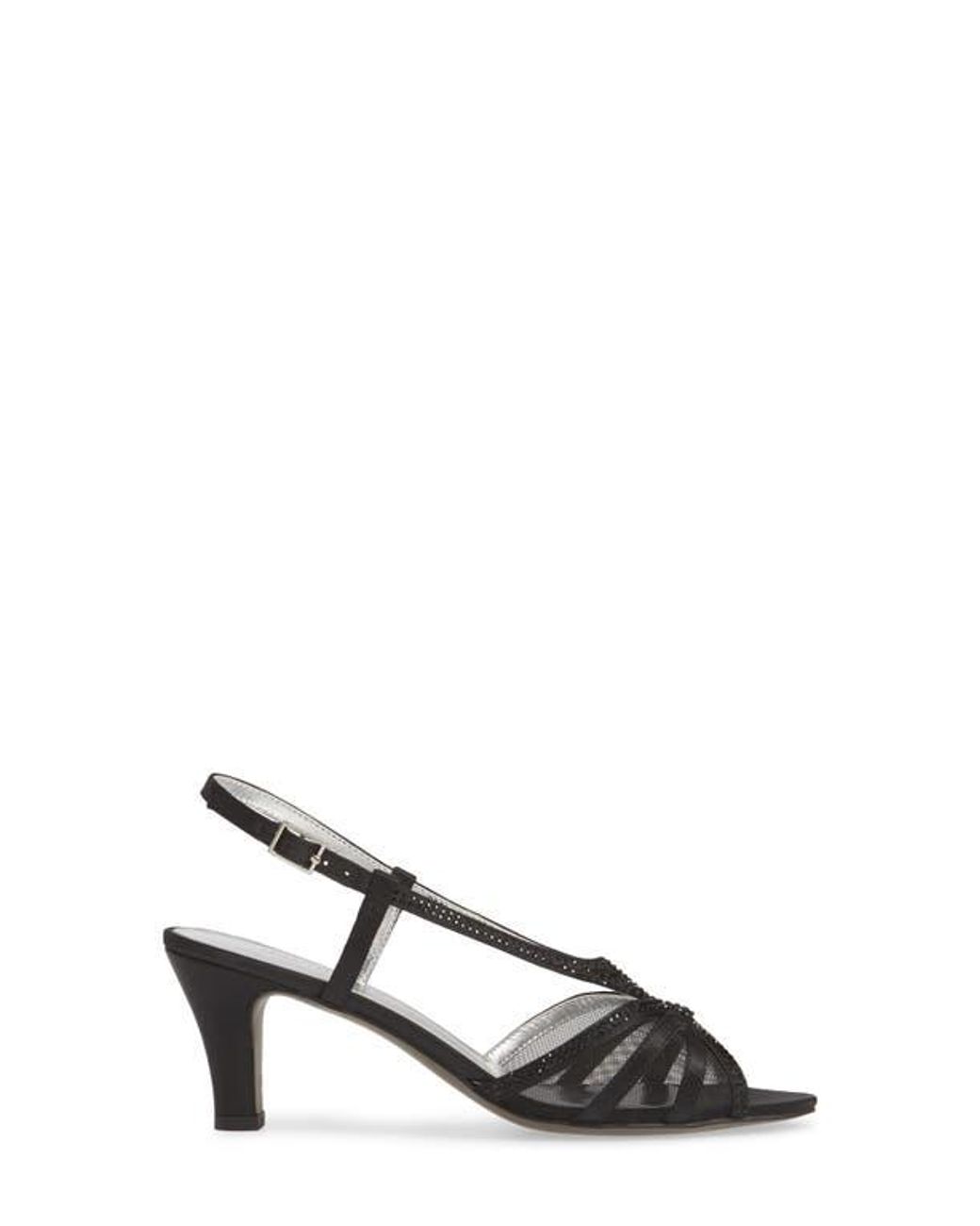 David Tate Black Refined Sandal
