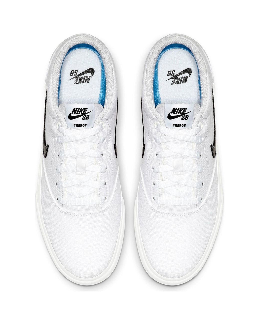 Gietvorm genade ontspannen Nike Sb Charge Slr Sneaker in White for Men | Lyst