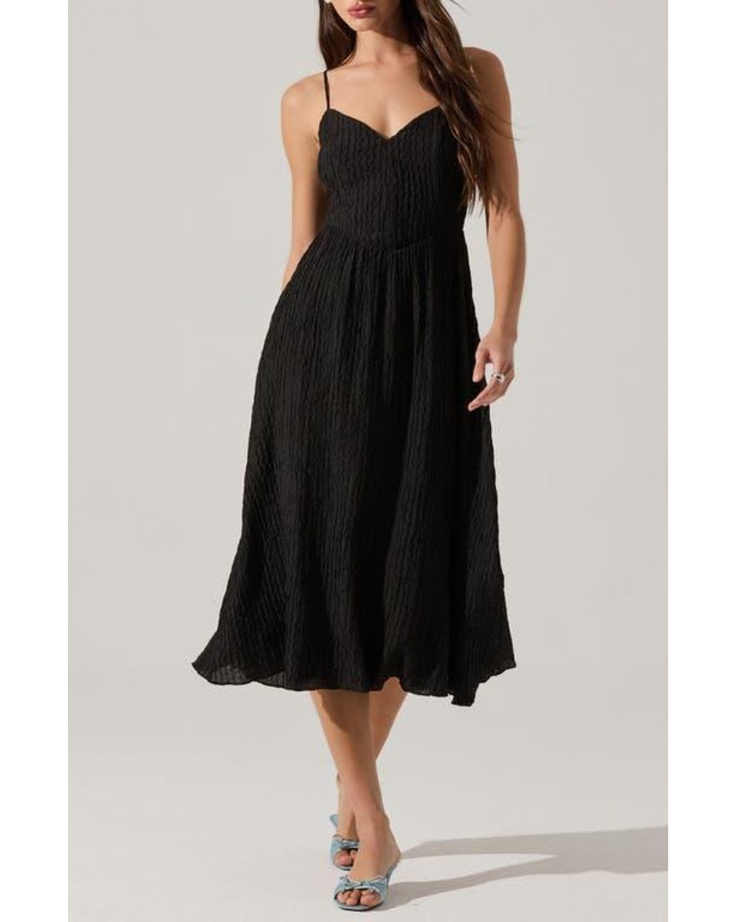 chinese dress ladies Belted Lace Midi Dress