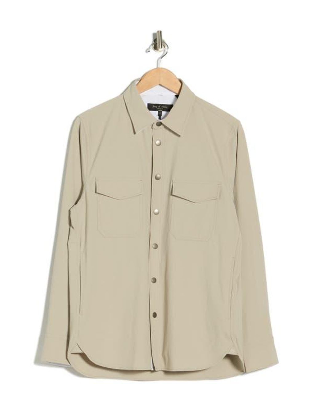 Rag & Bone Natural Stretch Cpo Overshirt for men