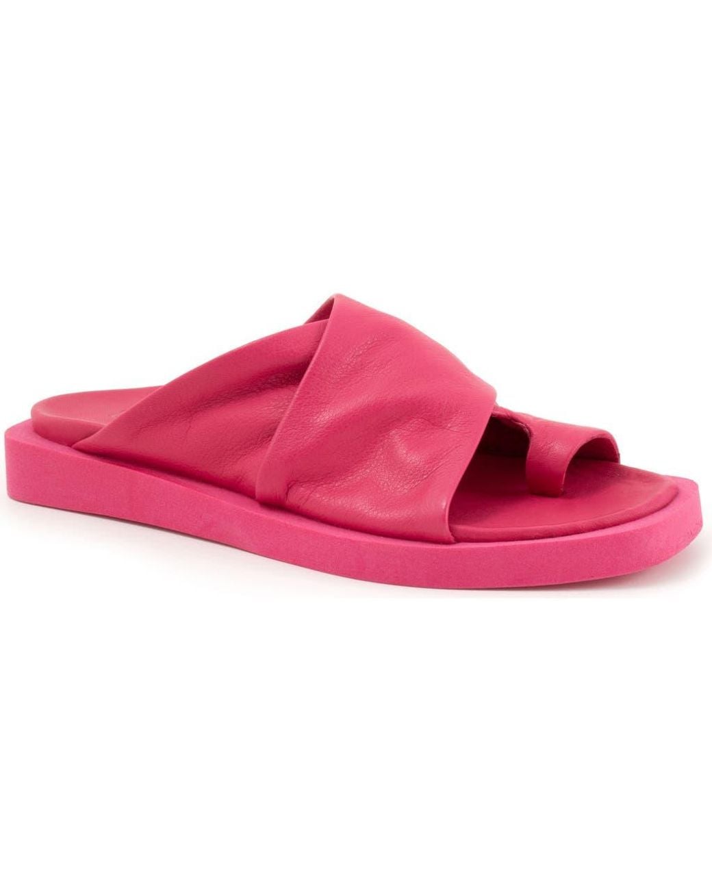 BUENO Pink Jerika Toe Loop Sandal