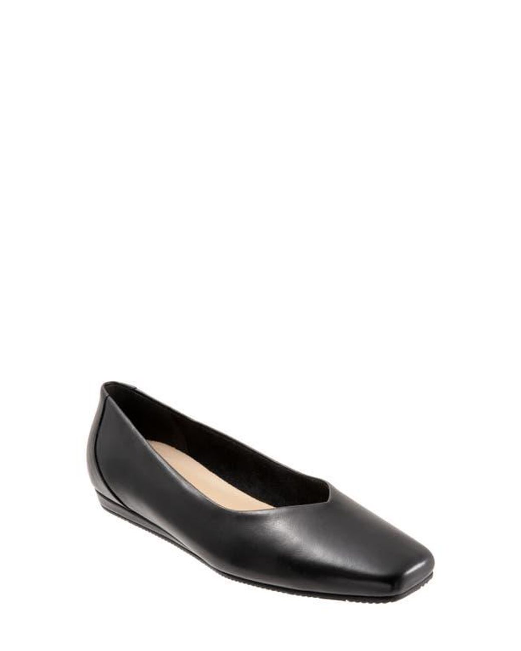 Softwalk® Black Vellore Flat
